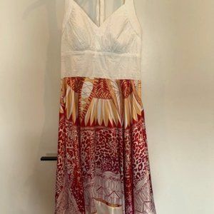 Sangria Halter Handkerchief Dress Size M